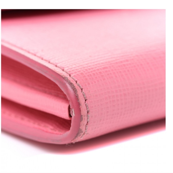 💯% AUTHENIC FENDI Vitello Elite Crystal Eye Monster Simply Continental Wallet L - Picture 9 of 14